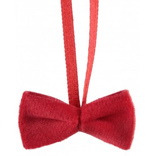 MAŠLE sametová na stužce červená 10ks