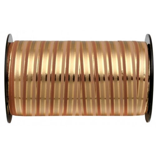 STUHA vánoční růžovo-zlatá 10mmx25m