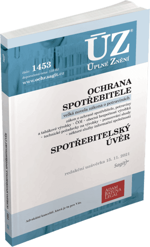ÚZ č. 1453 - Ochrana spotřebitele, spotřebitelský úvěr, požadavky na výrobky, ČOI, Brožovaná