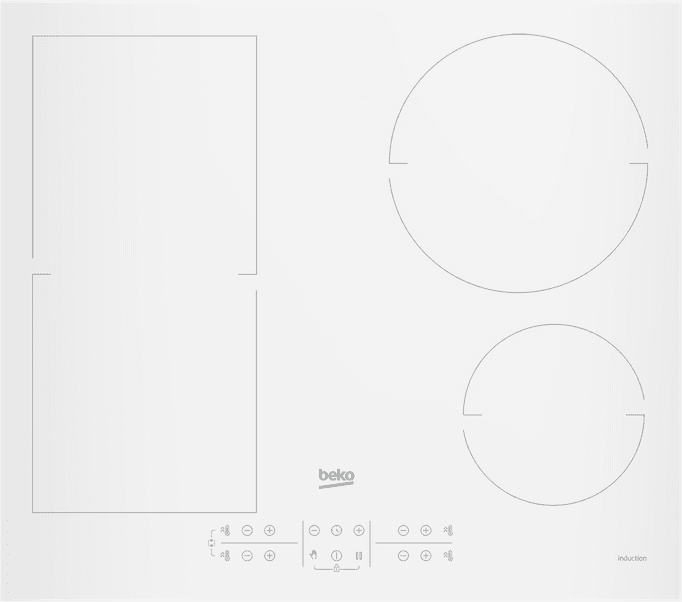 Beko indukční varná deska Hii64200fmtw