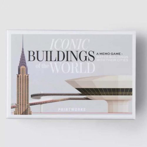 PRINTWORKS Vědomostní hra – Memo game Iconic Buildings