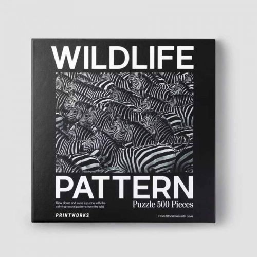 PRINTWORKS Puzzle – Zebra, Wildlife Pattern