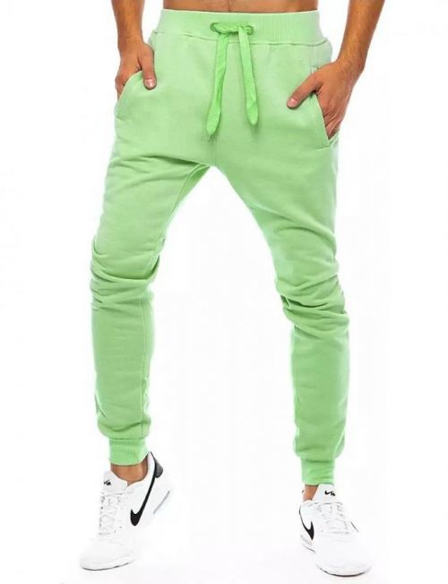 Světle zelené pánské tepláky