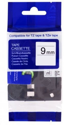PRINTLINE kompatibilní páska s Brother TZE-921, 9mm, černý tisk/stříbrný podklad