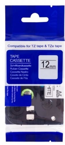 PRINTLINE kompatibilní páska s Brother TZE-D31, 12mm, černý tisk/ fluor. zelená podklad
