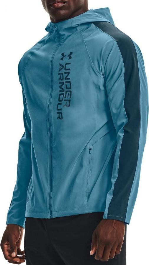 Bunda s kapucí Under Armour UA OutRun the STORM Jacket-BLU