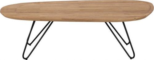 Odkládací stolek s deskou z dubového dřeva Windsor & Co Sofas Elipse,, 130 x 68 cm