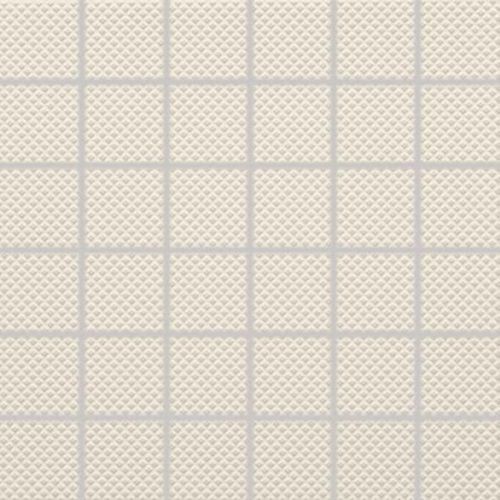 Mozaika Rako Color Two světle béžová 5x5 cm reliéfní GRS05607.1