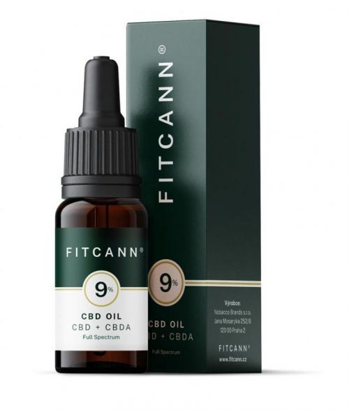 Fitcann CBD 9% olej 10 ml