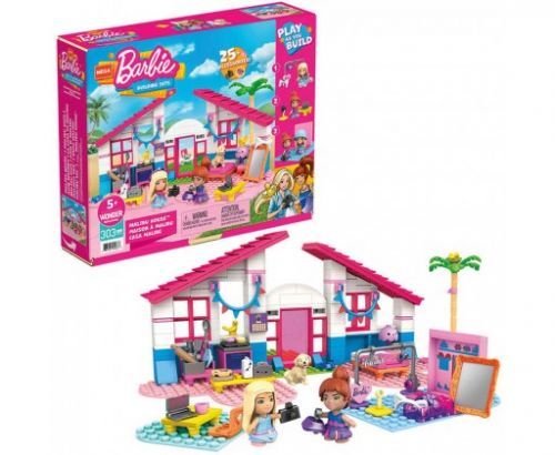 MEGA CONSTRUX Barbie Dům snů Dreamhouse set se 2 figurkami STAVEBNICE