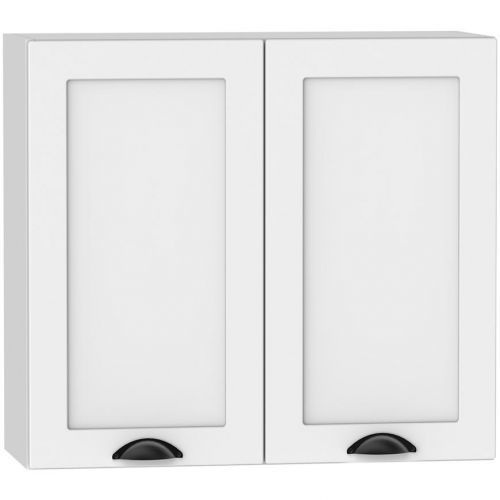 Kuchyňská Skříňka Adele W80 Bílý Puntík/Bílý