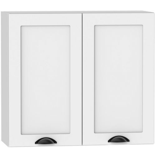 Kuchyňská Skříňka Adele W80su Alu Bílý Puntík/Bílý