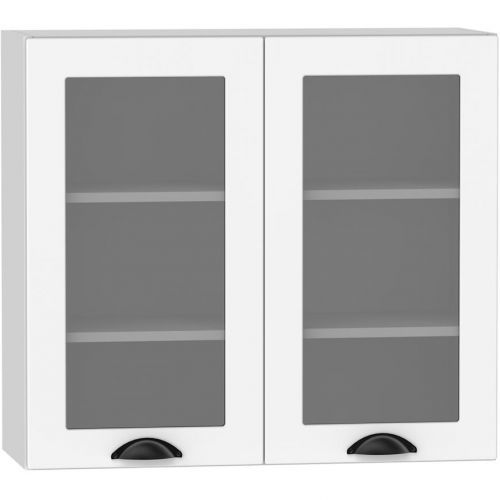 Kuchyňská Skříňka Adele Ws80 Bílý Puntík/Bílý