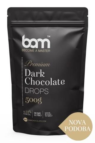 Hořká čokoláda 55,6%, 500g - BAM
