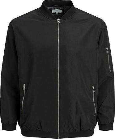 Jack&Jones PLUS Pánská bunda JJERUSH 12173990 Black 4XL, XXXXL