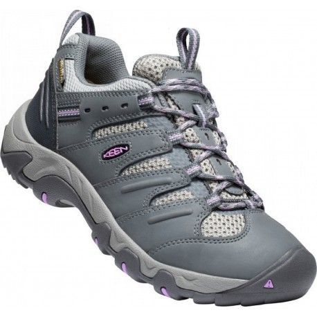 Keen Koven WP W steel grey/african violet dámské nízké nepromokavé boty 40 a 1/2 EUR