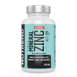 Nutrend Mineral Zinc 100% CHELATE  100 kapslí