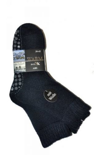 WiK 21463 Warm Sox ABS A'2 pánské ponožky  39-42 tmavě modrá-tmavě modrá