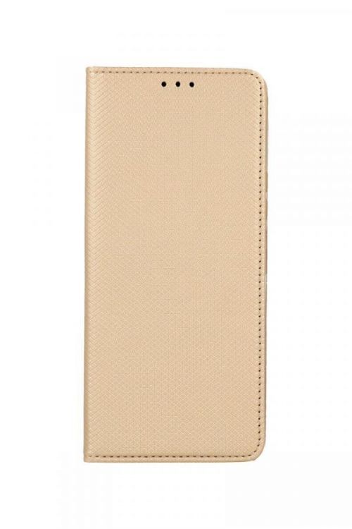 Pouzdro TopQ Vivo Y11s Smart Magnet knížkové zlaté 66247