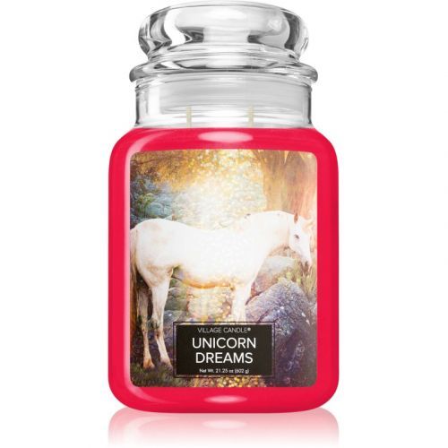 Village Candle Unicorn Dreams vonná svíčka (Glass Lid) 602 g