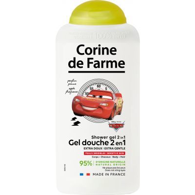 Corine de Farme Disney Auta 2v1 dětský sprchový gel a šampon, 300 ml