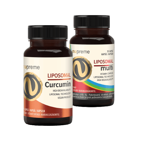 Nupreme Liposomal Curcumin + Liposomal Multivitamin 2x30 kapslí