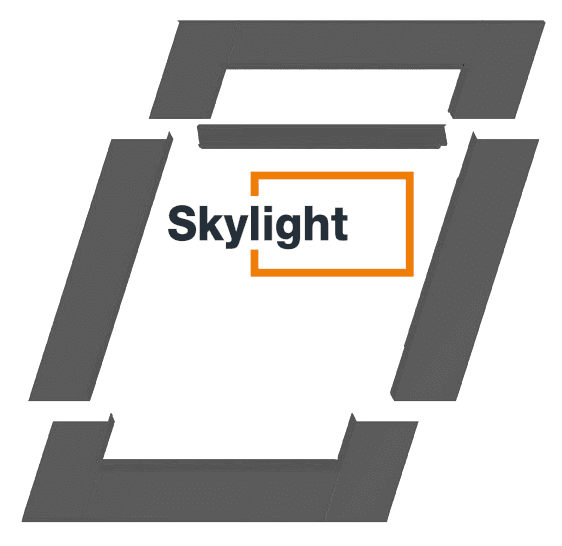 Lemování Skylight 78x140 typ P - Barva Šedá