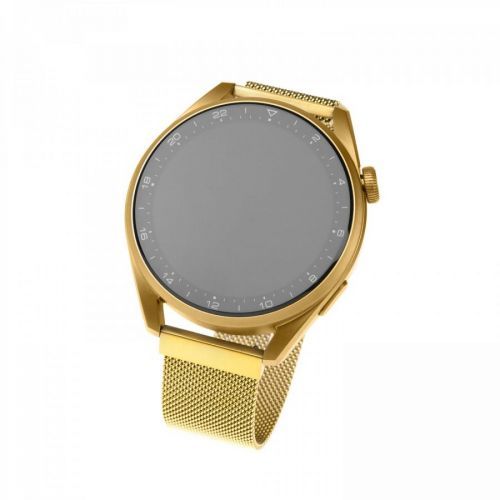 Síťovaný nerezový řemínek FIXED Mesh Strap pro smartwatch, šířka 20mm, zlatá