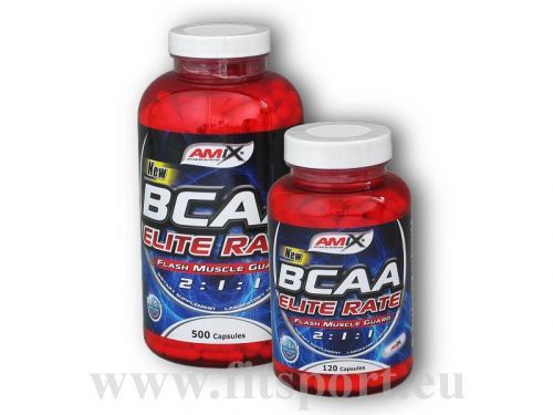 Amix BCAA Elite Rate 500 + 120 kapslí ZDARMA