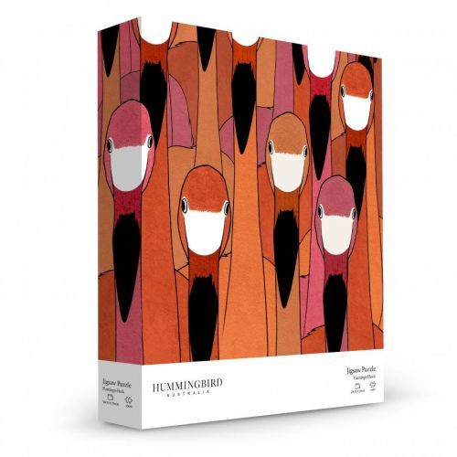 Hummingbird Puzzle Hejno plameňáků - 1000 ks / Flamingo Flock - 1000 pcs