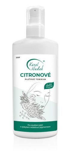 Hadek Citronové Pleťové tonikum velikost: 200 ml