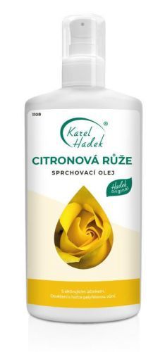 Citrónová růže Sprchový olej Hadek