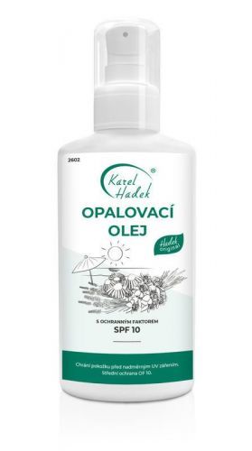 Hadek Opalovací olej SPF10