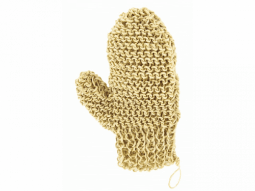 Förster's Masážní rukavice sisal - ručné pletená palcová