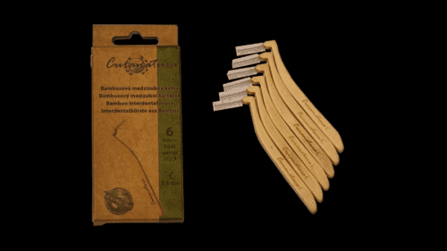 Curanatura Bambusový mezizubní kartáček - velikost C 6 ks