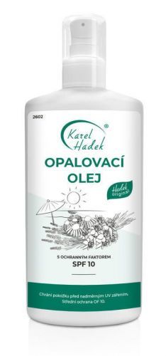 Hadek Opalovací olej SPF10 velikost: 200 ml