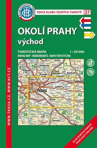 Okolí Prahy - východ 1:50 000/KČT 37 Turistická mapa, Volné listy