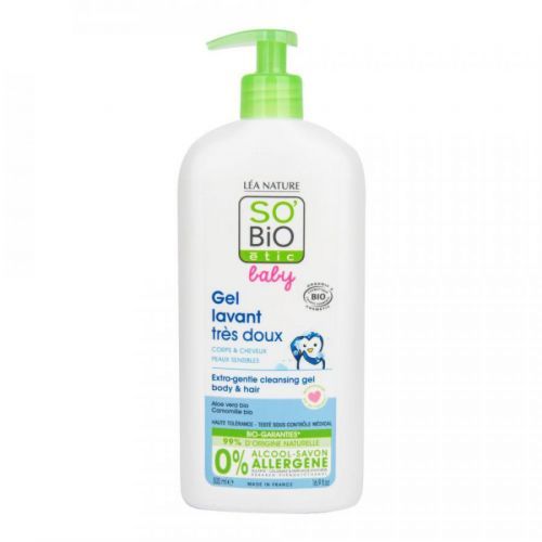 SO'BIO ÉTIC Baby Gel mycí pro děti - extra jemný na tělo i vlasy bio 500 ml