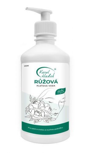 Růžová Pleťová voda Hadek velikost: 500 ml