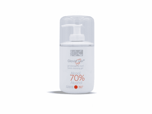 BeC Natura Glovid gel - Čistící gel na ruce s alkoholem 70%, esenciálními oleji a vitamínem E 300 ml s dávkovačem