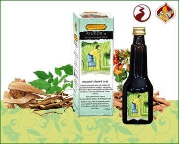 Siddhalepa Ayur Oil 23 Mahanarayana - regenerace tkáně, klouby, revma, vysoký tlak 220 ml