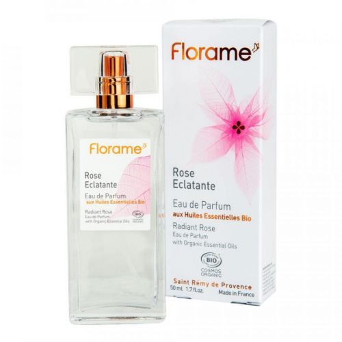 Parfémová voda přírodní ROSE ECLATANTE — zářící růže 50 ml BIO FLORAME