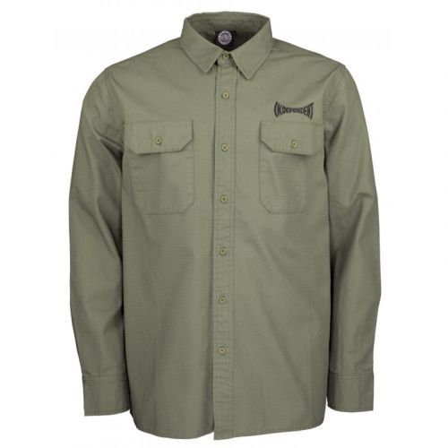 košile INDEPENDENT - Surrender Shirt Olive (OLIVE) velikost: M