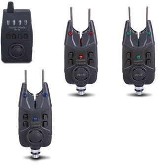 Saenger hlásič záběru Carp Voice R-4 sada 3+1 červená, zelená, modrá-2040433