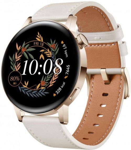 Huawei Watch GT 3 Elegant, 42 mm, stříbrné