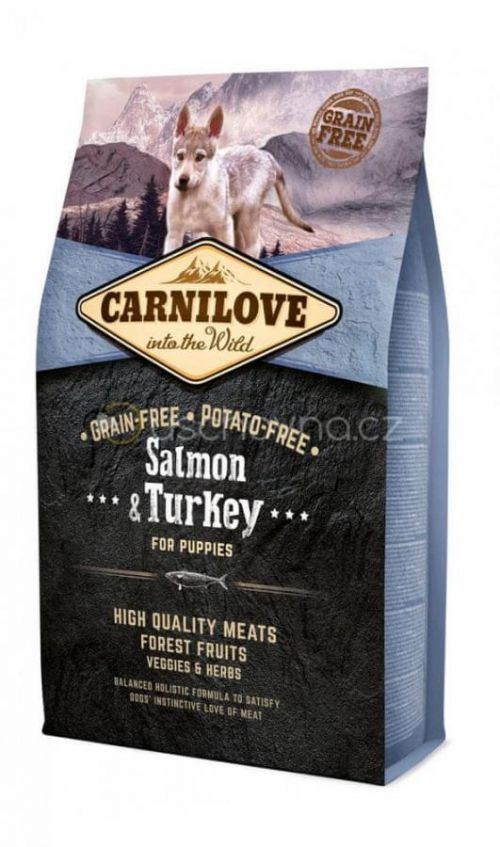 Carnilove Salmon & Turkey for Puppies 4 kg