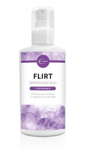 Hadek Sprchovací olej FLIRT s vůní broskve 100 ml