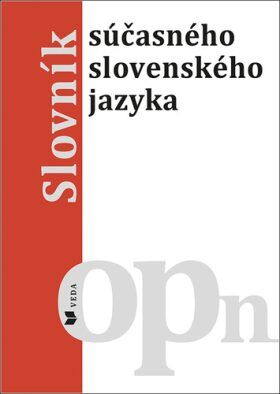 Slovník súčasného slovenského jazyka opn