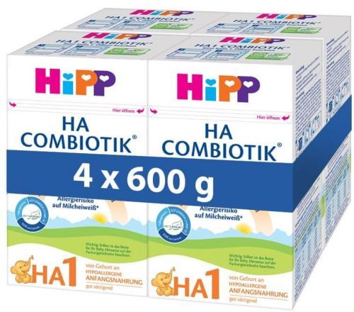 HiPP Počáteční mléčná koj. výživa HA 1 Combiotik 4 x 600g