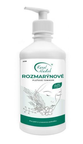 Rozmarýnové Pleťové tonikum Hadek velikost: 500 ml